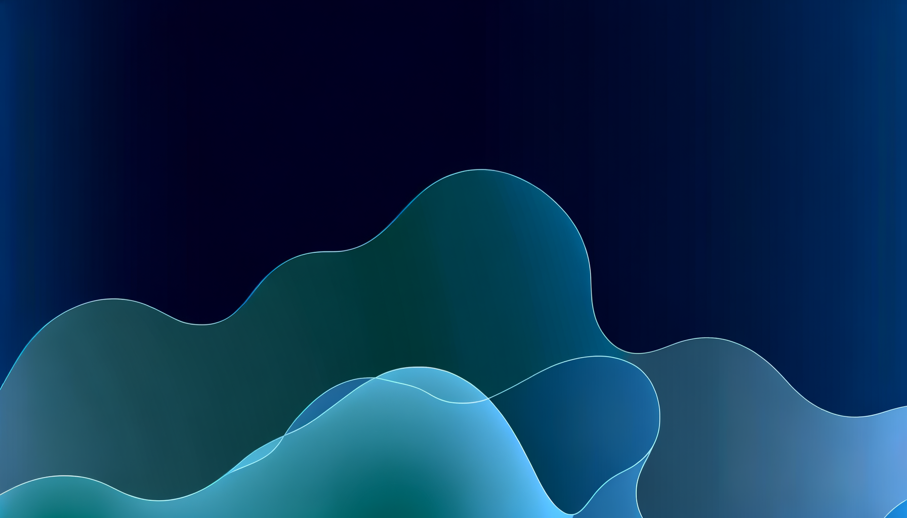 Abstract illustration of flowing waves representing sleep cycles